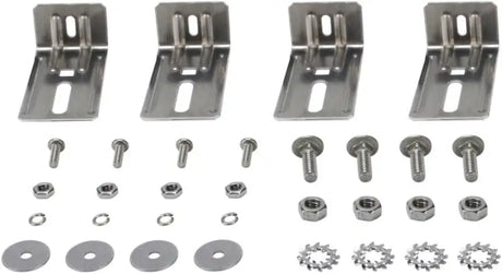 Metal mounting hardware set for 10A20111 Maxxair Vent hardware kit