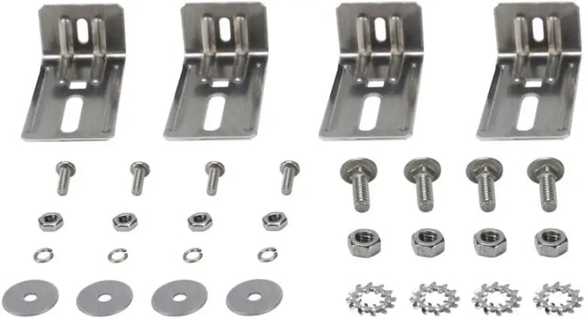 Metal mounting hardware set for 10A20111 Maxxair Vent hardware kit