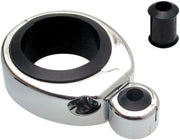 11-0041 Motion Pro Cable Clamp 1 1/4 Inch-1 1/2 Inch Single Thr/Clu Chrome - RV and Auto Parts
