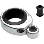 11-0041 Motion Pro Cable Clamp 1 1/4 Inch-1 1/2 Inch Single Thr/Clu Chrome - RV and Auto Parts
