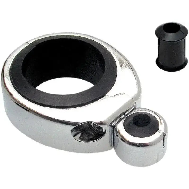 11-0041 Motion Pro Cable Clamp 1 1/4 Inch-1 1/2 Inch Single Thr/Clu Chrome - RV and Auto Parts