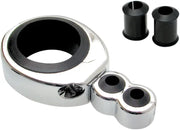 11-0042 Cable Clamp 1 1/4" 1 1/2" Dual Thr/Clu Chrome 