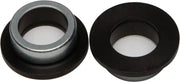 Metal and black rubber bushings for rear wheel spacer kit installation