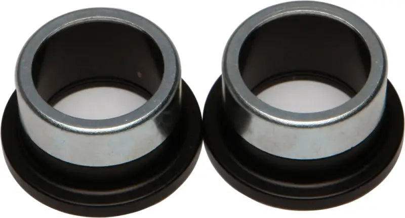 Two metal and plastic hub end caps for 11-1051-1 Rear Wheel Spacer Kit