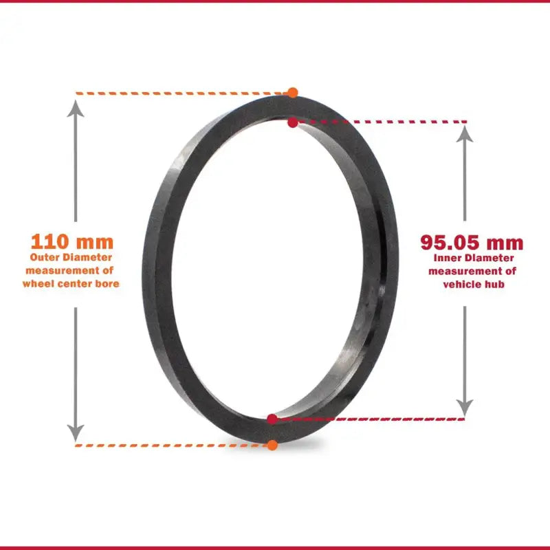 110-9505 Revolution Hub Centering Ring 110 To 95