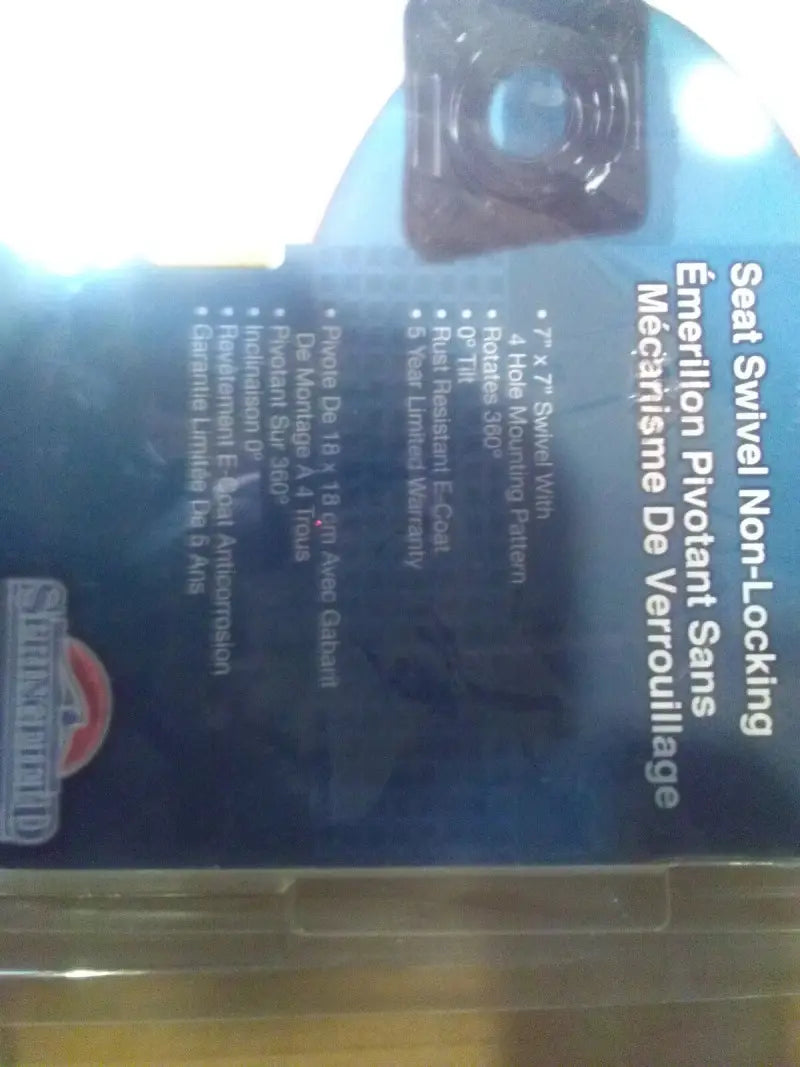 Springfield Swivel portable packaging showing off its swivel feature and timeless design