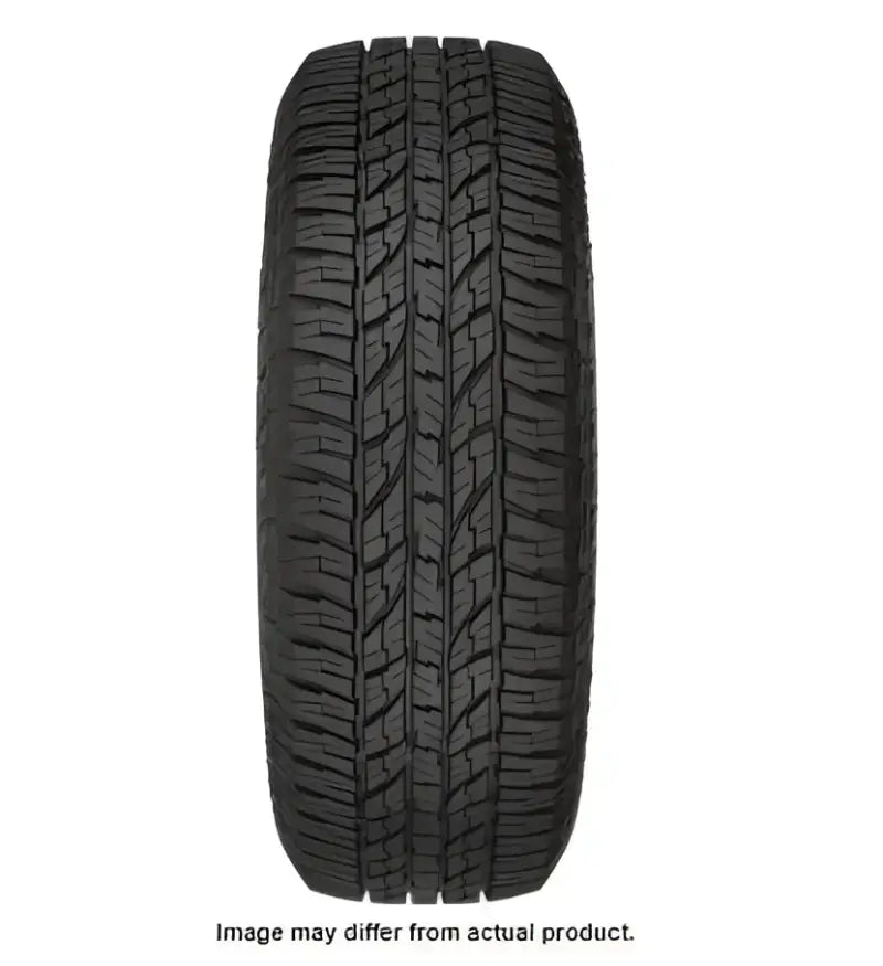 All-terrain Yokohama Geoa TG015 tire with symmetrical tread pattern for off-road fun