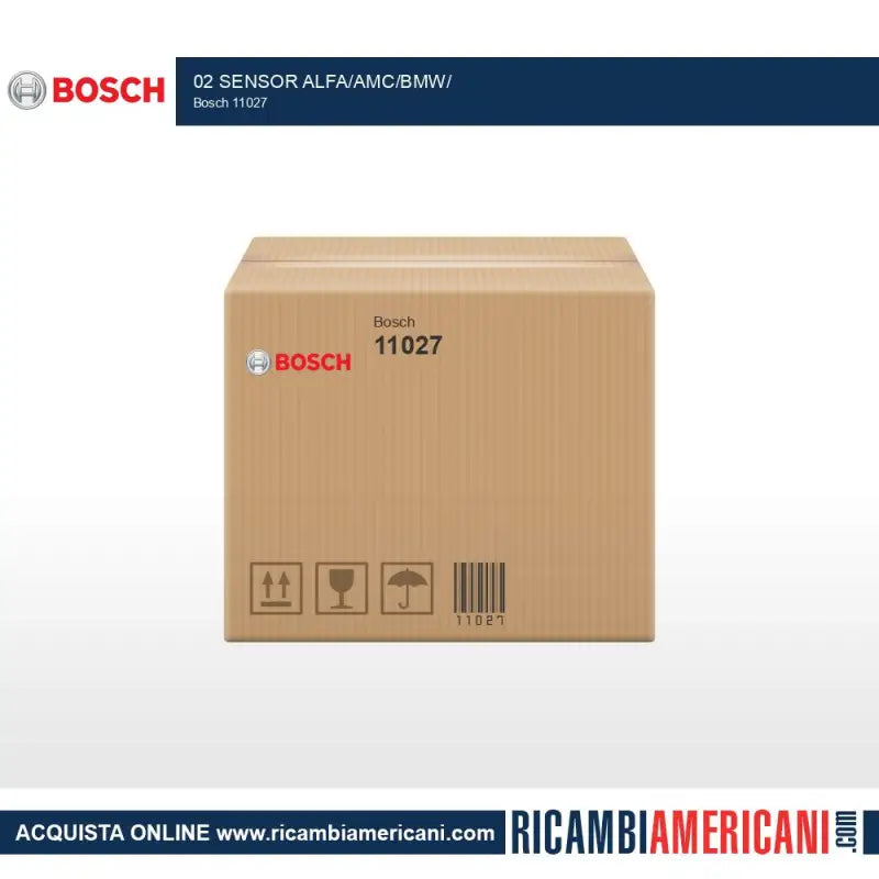 Bosch-branded cardboard box for Alfa Romeo and BMW fuel efficiency sensor upgrade