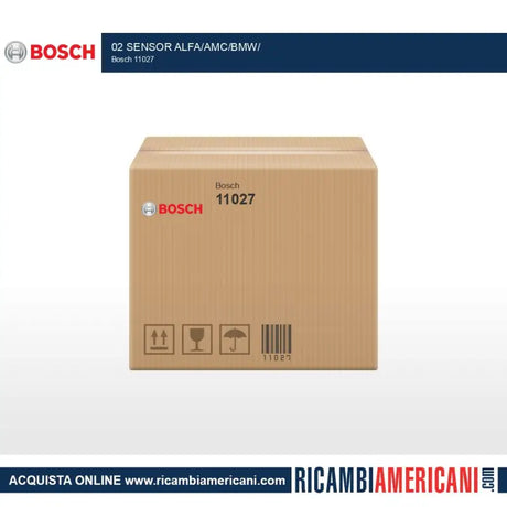 Bosch-branded cardboard box for Alfa Romeo and BMW fuel efficiency sensor upgrade