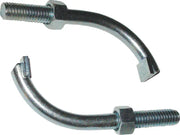 Two curved metal bolts with nuts for 1105-CRT Duraflex Ice Scratcher Carbide Tips
