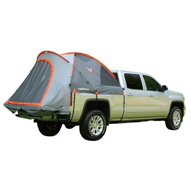 110765 Rightline Mid Size Short Bed Tent setup on a mid-size truck.