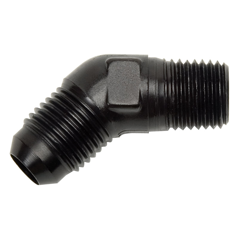 Russell 660963 Russell Performance -8 AN to 3/8in NPT 45 Degree Flare to Pipe Adapter