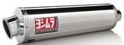 Shiny chrome Yoshimura RS-3 Slip-On Exhaust for motorcycle, model 1115455