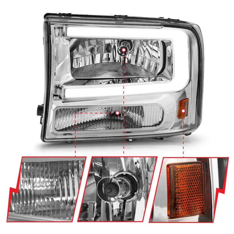 ANZO 111550 CRYSTAL HEADLIGHTS
