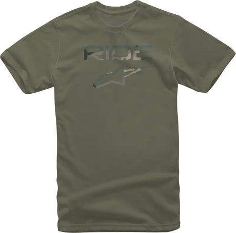 1119-72006-690-2X Ride 2.0 Camo Tee Military 2x