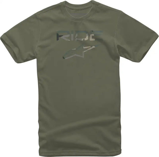 1119-72006-690-2X Ride 2.0 Camo Tee Military 2x