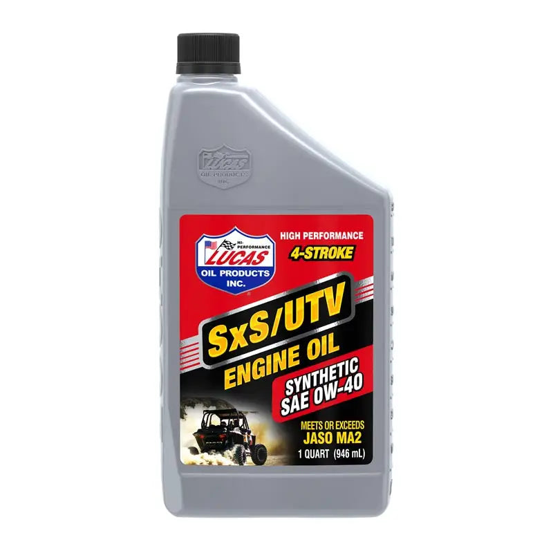 11200 Lucas Oil Synthetic Sae 0W-40 Sxs Engine Oil/