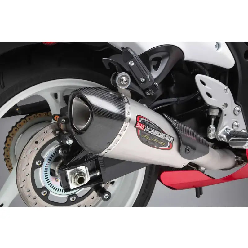 YOSHIMURA 11210AP520 Exhaust Race Alpha T Full Sys Ss Ss Cf Works
