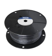 Black marine-grade wire spool showing Ancor Tinned Copper Battery Cable 4 AWG