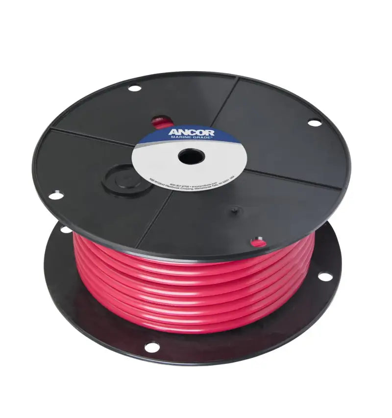 Ancor Tinned Copper Battery Cable 4 AWG spool, durable and corrosion-resistant, ideal for marine, RV, automotive, off-road, truck accessories, power generation, solar generators, and converters, Marine, RV Power Generation Solar Generators Converters, AVADA - Best Sellers, Marine Maintenance