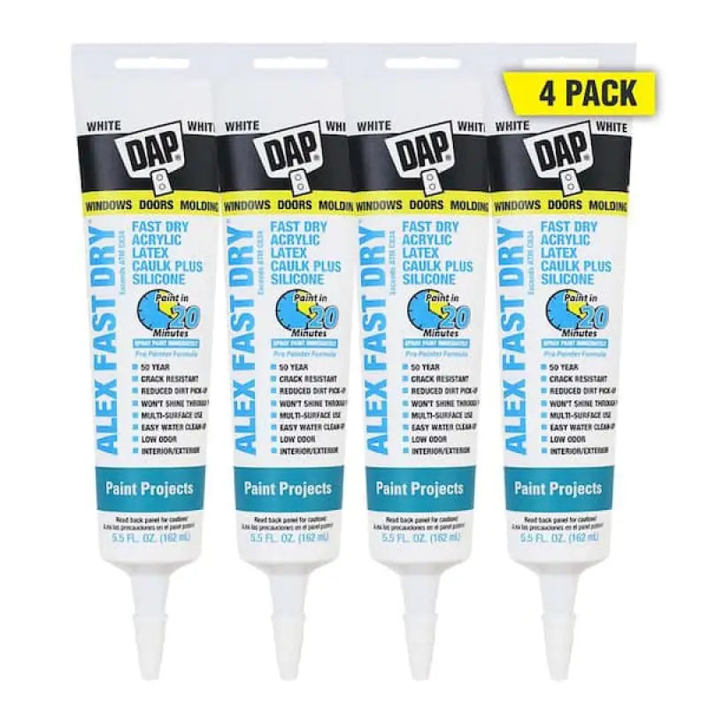 1141 Life Industry Silicone 2.8 Fl. Oz. Tube White - Caulk Sealant