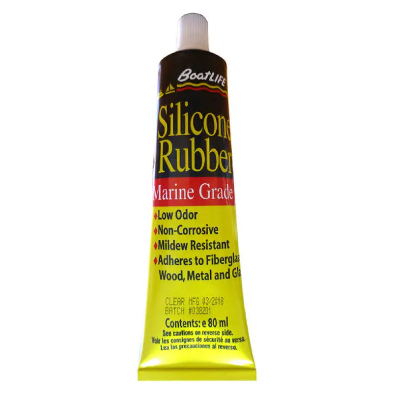 1141 Life Industry Silicone 2.8 Fl. Oz. Tube White - Caulk Sealant
