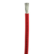 Red insulated battery cable with exposed tinned copper strands for Ancor Tinned Copper wires