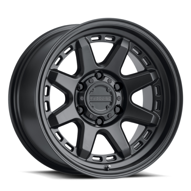 Raceline 947B-29080+18 Raceline 947B Scout 20x9in / 8x165.1 BP / 18mm Offset / 125.2mm Bore - Satin Black Wheel