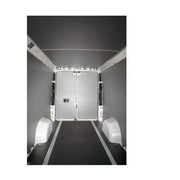Empty van interior with Legend Fleet Duratherm ceiling liner kit installed
