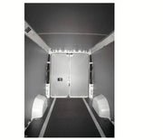 Empty van interior with Legend Fleet Duratherm ceiling liner kit installed