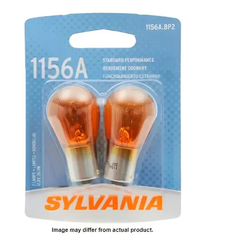 Orange Sylvania light bulbs for 1156A Bp 20, part of bp2 Sylvania 1156a series