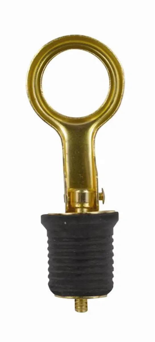 Brass and rubber drain stopper for Attwood Marine Econ Snap Drain Plug Disp