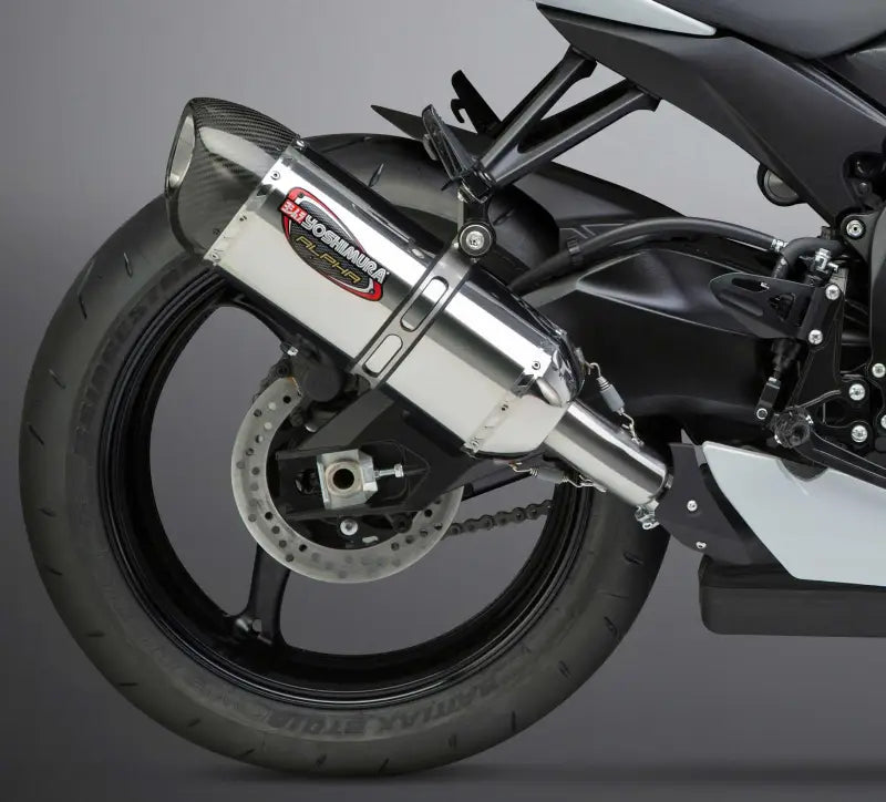 YOSHIMURA 11600EM520 Exhaust Signature Alpha Slip On Ss Ss Cf