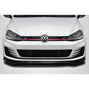 White Volkswagen Gti with black grille and red accents in the 116998 Extreme Dim Carbon Cre