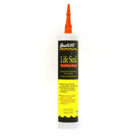 1170 Life Industry Life Seal 10.6 Fl. Oz. Cart. White high-performance sealant in white tube.