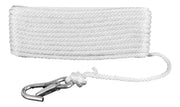 11723-7 Attwood Marine 3/8X50 Solid Braid W/Hook - Boat Anchor Rode