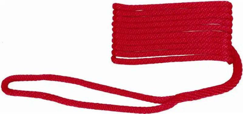 Attwood 11749-7 Marine 3/8X15 Solid Braid Red Polypropylene Rope for Dock, Anchor, or Mooring Lines.