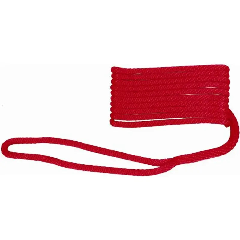 Attwood 11749-7 Marine 3/8X15 Solid Braid Red Polypropylene Rope for Dock, Anchor, or Mooring Lines.