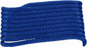 Coiled blue solid braid MFP rope for Attwood Marine 3/8X15 product
