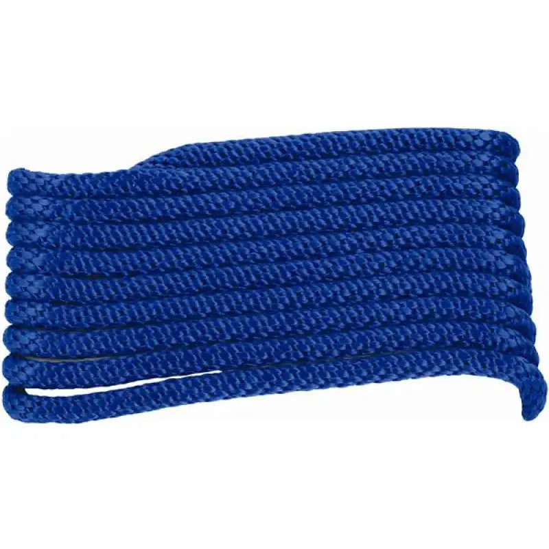 Coiled blue solid braid MFP rope for Attwood Marine 3/8X15 product