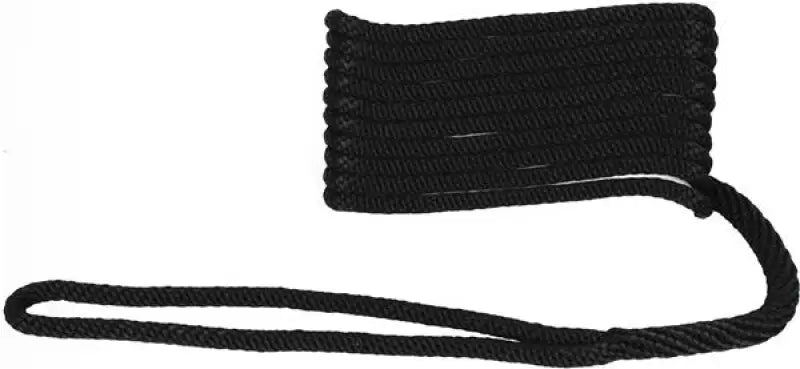 Attwood Marine 11752-7 3/8" x 15' Solid Braid MFP Black Boat Anchor Rope suitable for small and medium boats.