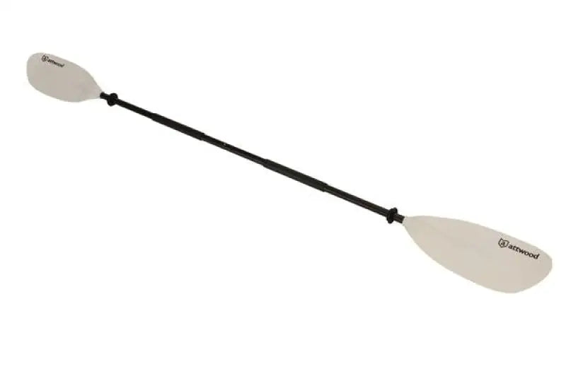 Two-bladed paddle kayak for marine paddle kayak or marine paddle use in water sports