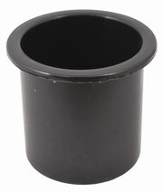 Black plastic cup holder from Attwood Marine for easy and convenient access