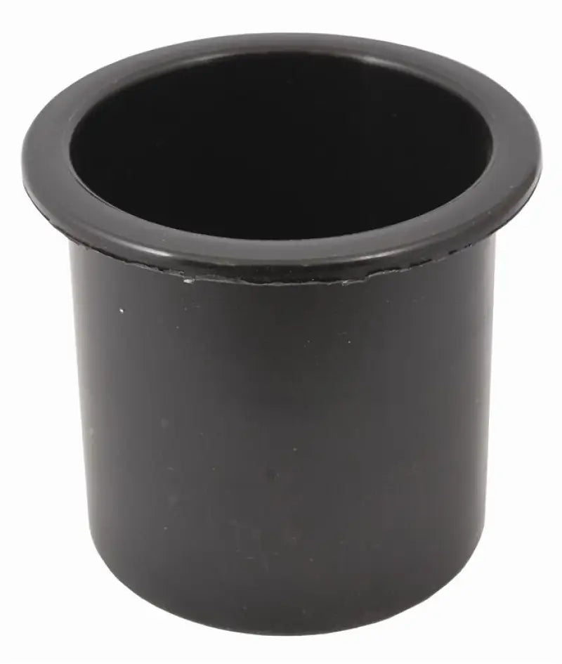 Black plastic cup holder from Attwood Marine for easy and convenient access