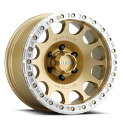 Method Wheels MR10579060138B Method MR105 Beadlock 17x9 -38mm Offset 6x5.5 3.50in BS 108mm CB - Gold Wheel - MR10579060138B