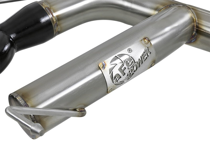 aFe 49-36302-B aFe MACHForce XP 08-13 BMW 135i L6-2.0L N54/N55 3in. 304 SS Axle-Back Exhaust w/Black Tips
