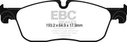 EBC DP32251C EBC 2016+ Jaguar F-Pace 2.0L TD (180) Redstuff Front Brake Pads