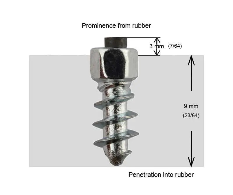 IGRIP 11mm Standard Screw Studs Qty 100