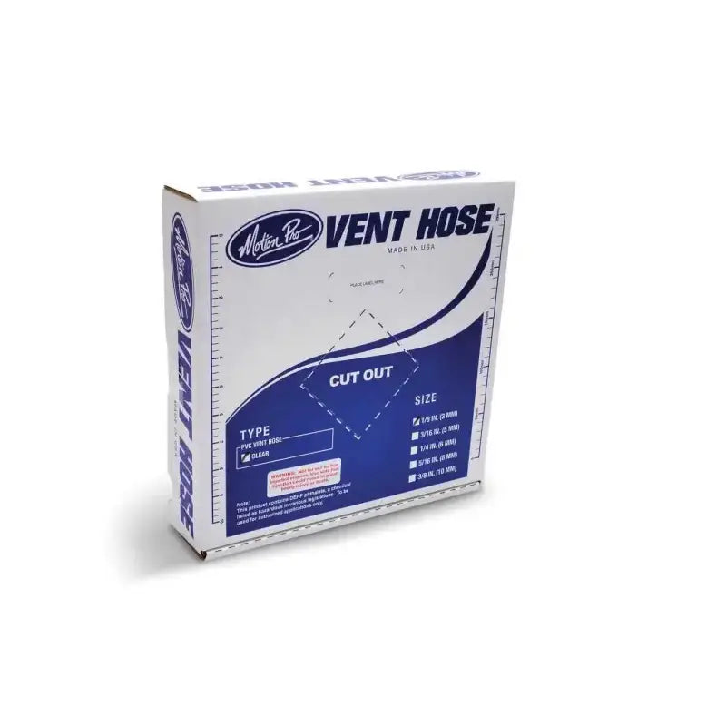12-0000 Clear Vinyl Vent Line 1/8"X25'