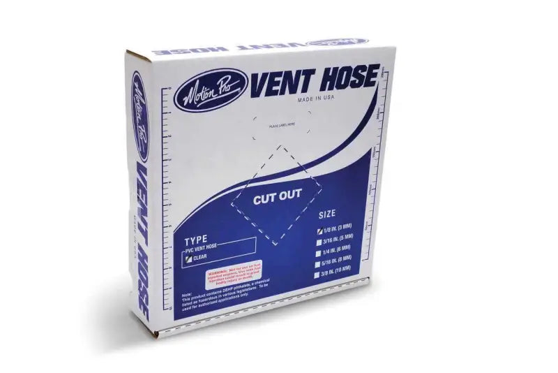 12-0000 Clear Vinyl Vent Line 1/8"X25'